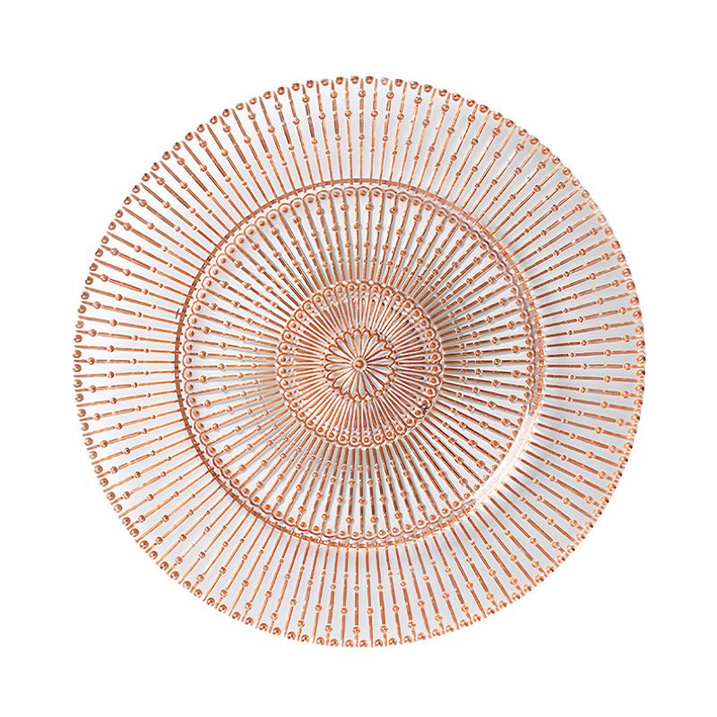 Wholesale Glass Charger Plate PZ-055 - Image 4